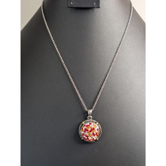Ginger Snaps Silver Tone 16"-19" Necklace W/ Nine Snaps - Picture 1 of 5